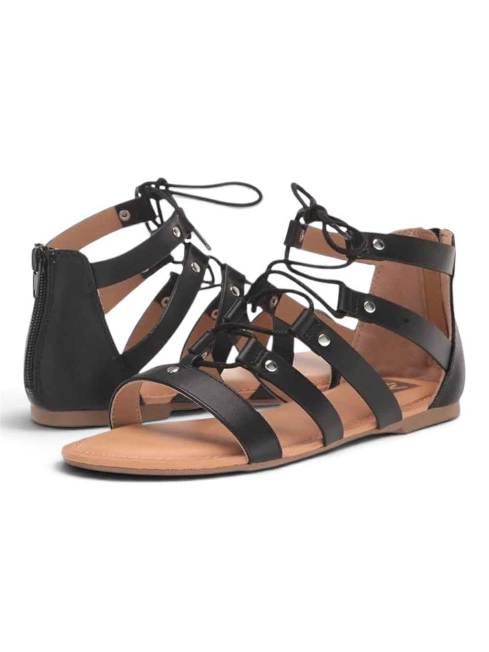 DOLCE VITA Girl’s Curse Gladiator Sandals in Black Size 1 NEW